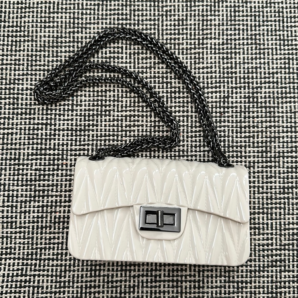 Mini shoulder bag plastic miniso